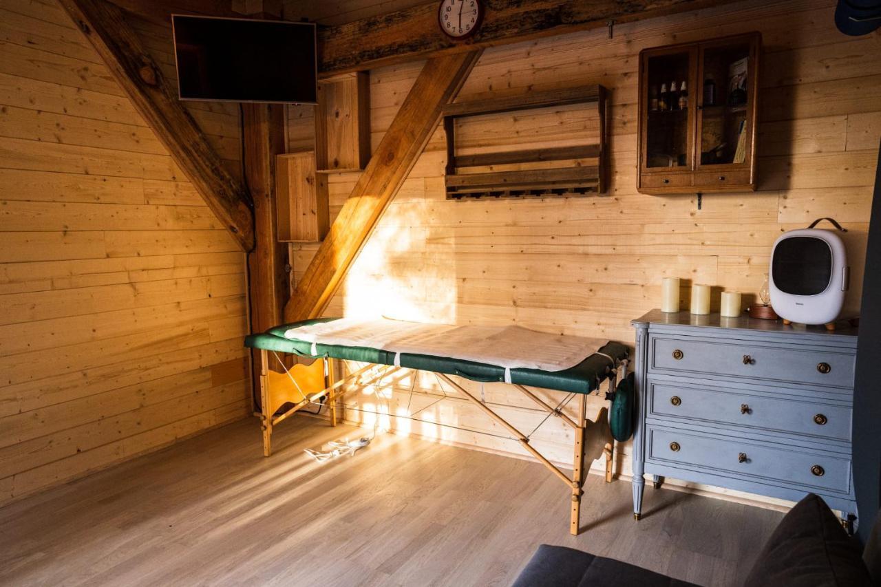 Charmante Cabane Dans Les Arbres Avec Jacuzzi Et Sauna Boismorand Экстерьер фото